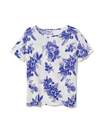 Bild 1 von Damen-T-Shirt Evie, mit Leinenanteil blau