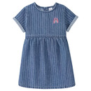 Bild 1 von Baby Jeanskleid mit bunten Streifen BLAU