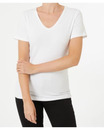 Bild 1 von Weißes T-Shirt, Janina, V-Ausschnitt, weiß