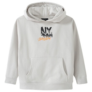 Jungen Hoodie mit City-Print CREME