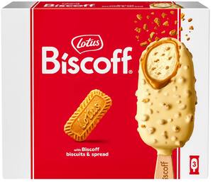 LOTUS Biscoff Stieleis, 3 St. = 270-ml-Packg.