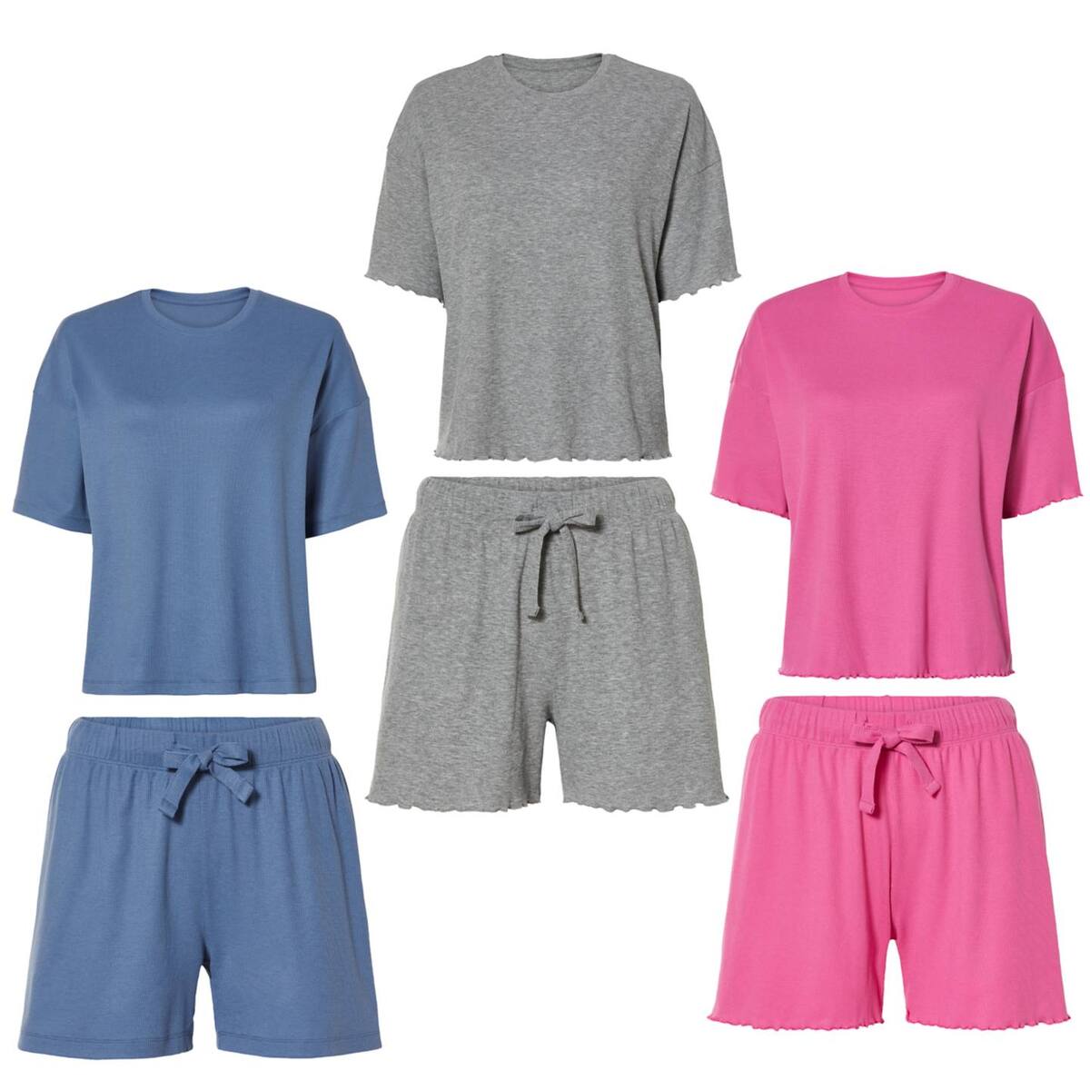 Bild 1 von OYANDA® Damen-Shorty-Pyjama, 2-teilig