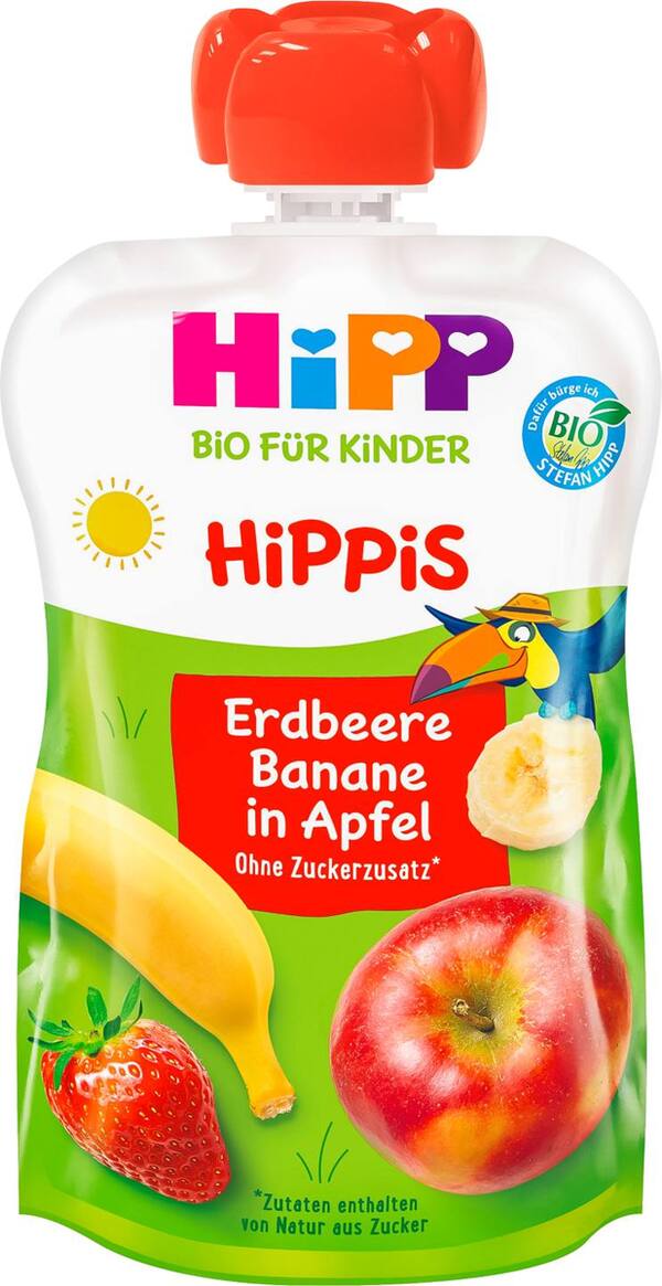 Bild 1 von HIPP Bio-Hippis-Quetschbeutel, 100-g-Beutel