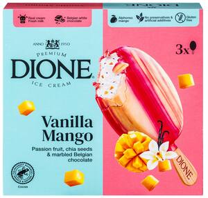 DIONE Premium-Eiscreme, 3 St. = 270-ml-Packg.