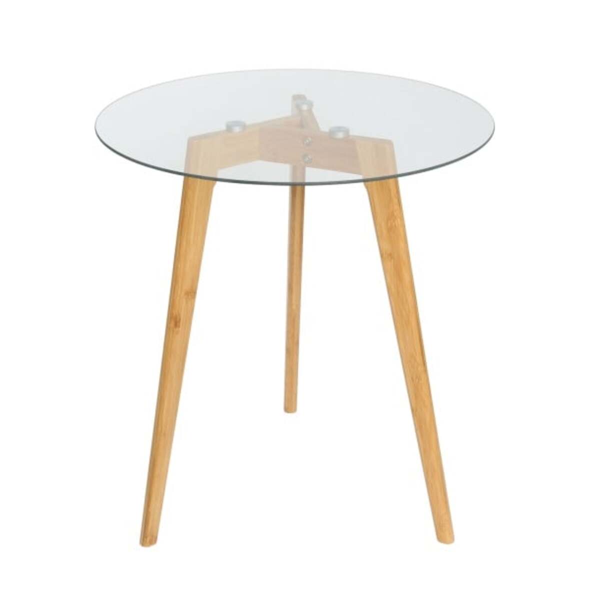 Bild 1 von Tisch Charlotta Ø 45 cm Holz braun/Glas