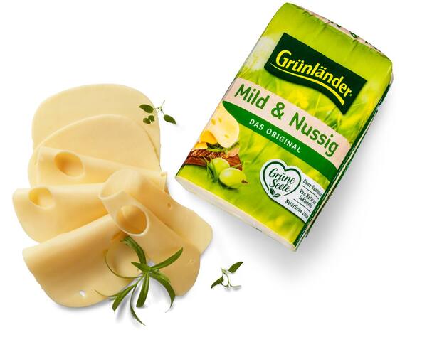 Bild 1 von GRÜNLÄNDER Dtsch. Schnittkäse, 100 g