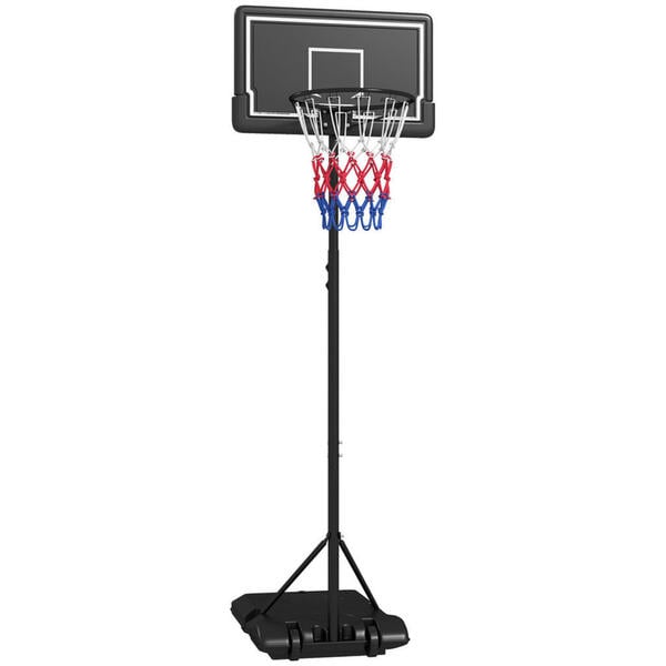 Bild 1 von SPORTNOW Basketballkorb schwarz B/H/L: ca. 55x74x250 cm