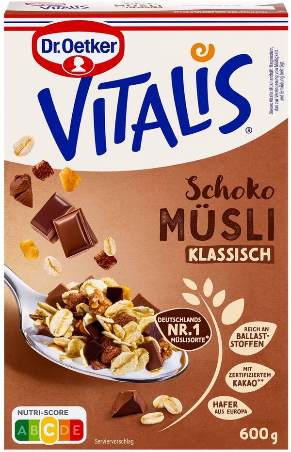 Bild 1 von DR. OETKER Müsli, 330 - 600-g-Packg.