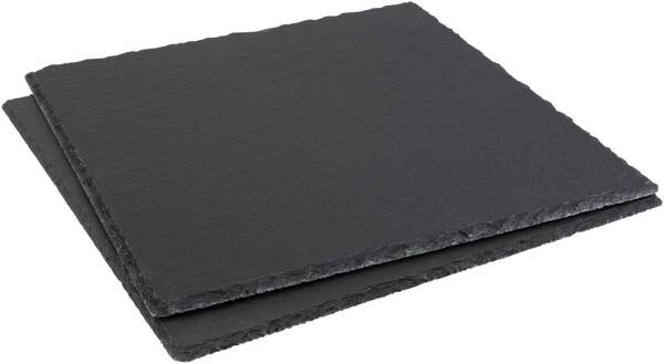 Bild 1 von SPICE&SOUL® Schiefer-Servierplatten je ca. 34 x 34 cm, 2-St.-Packg.