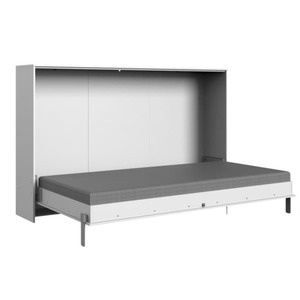 Wandklappbett Juist horizontal Weiß 212x134x43 cm