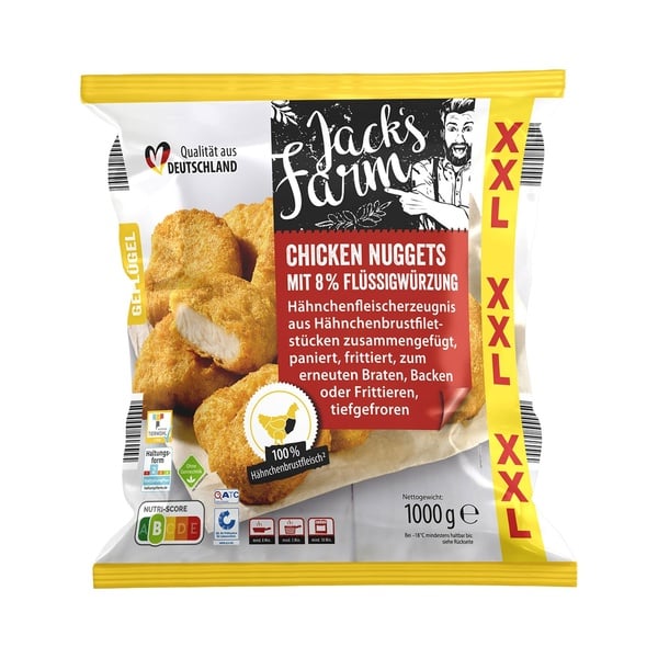 Bild 1 von JACK'S FARM Chicken Nuggets 1 kg