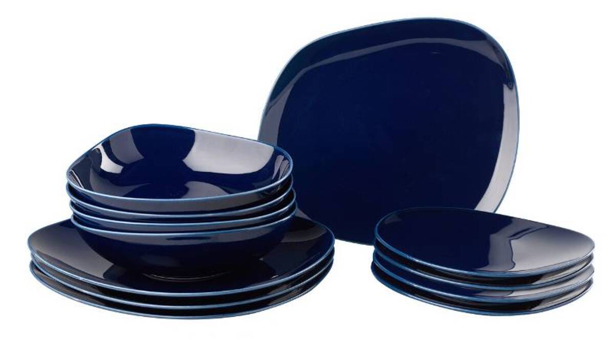 Bild 1 von Like by Villeroy & Boch Starter Teller Set 12 tlg. ORGANIC DARK...