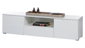 TV - Lowboard weiß hochglanz 165 cm TV - Board - SPICE