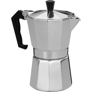 Espressokocher silber Aluminium