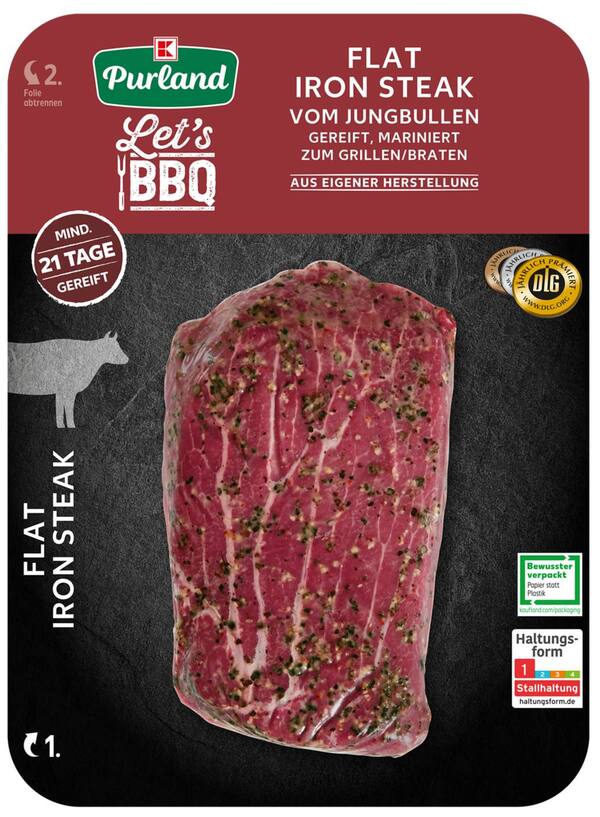 Bild 1 von K-PURLAND Flat Iron Steak, kg