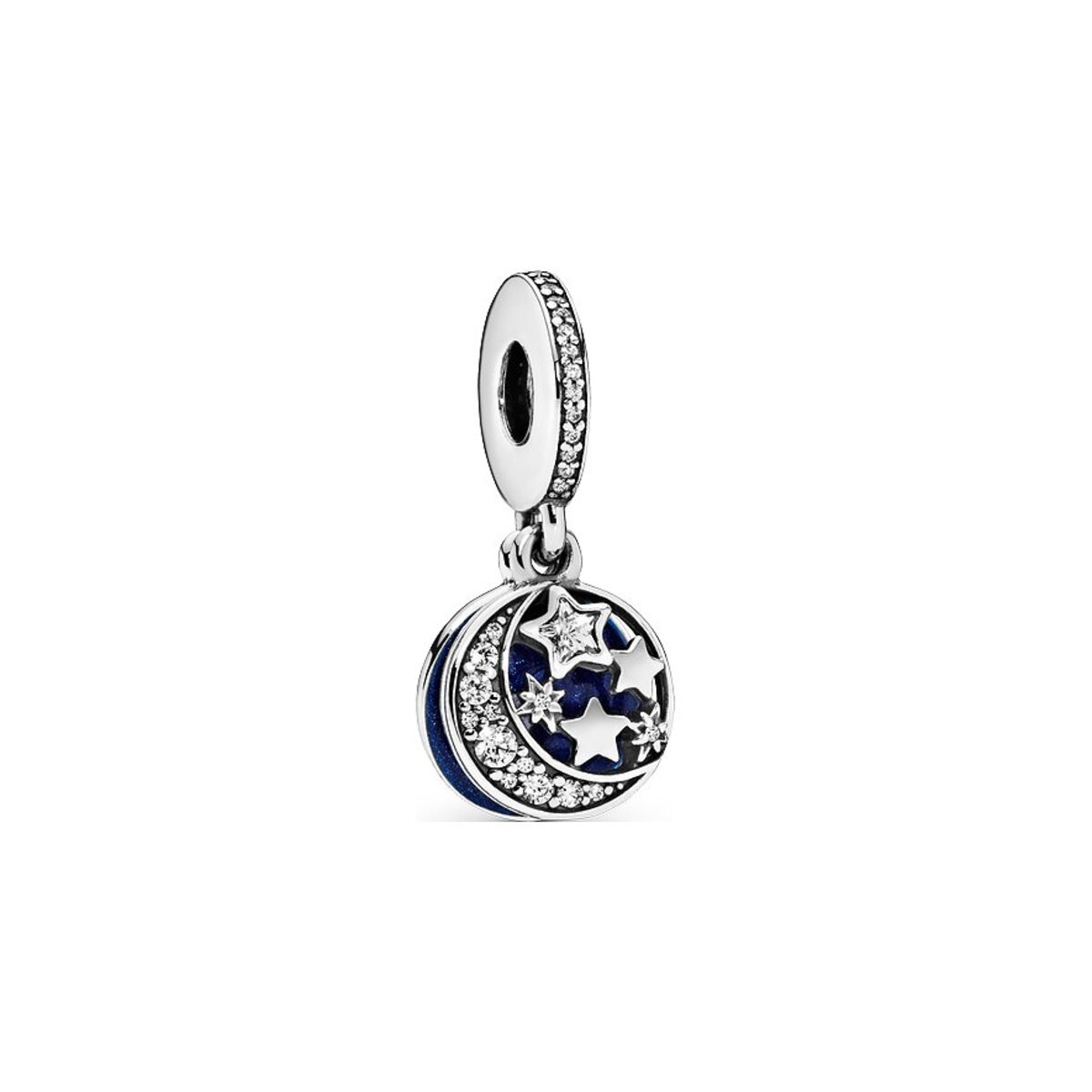 Bild 1 von Pandora Charm Moments Moon & Blue Sky 791993CZ