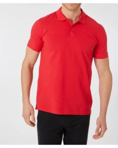 Rotes Poloshirt, X-Mail, Knopfleiste, rot