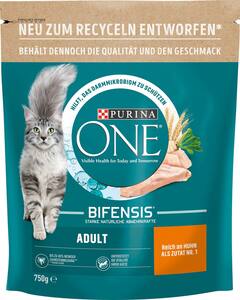 PURINA ONE Katzennahrung, 750-g-Beutel