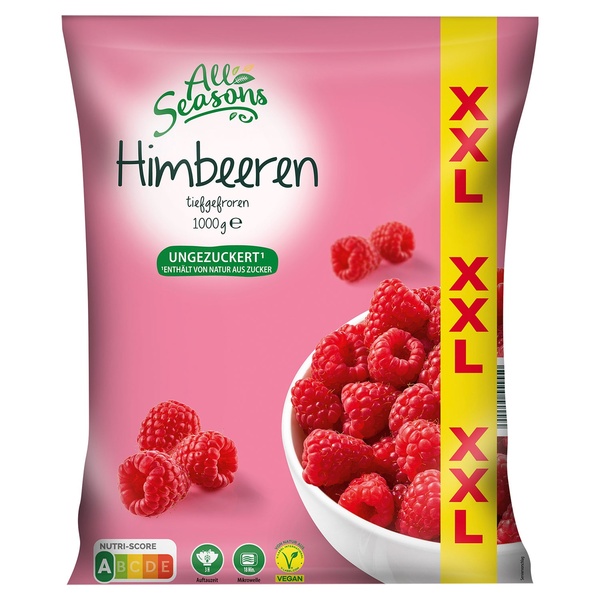 Bild 1 von ALL SEASONS Himbeeren 1 kg