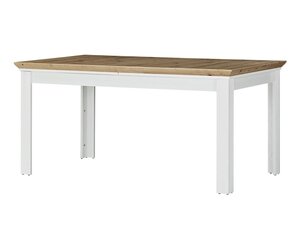 Esstisch ausziehbar Pinie weiß - Artisan Eiche - JASMIN