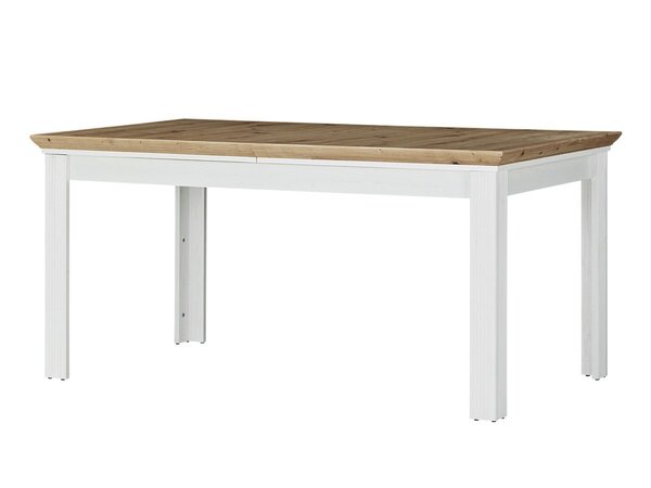 Bild 1 von Esstisch ausziehbar Pinie weiß - Artisan Eiche - JASMIN