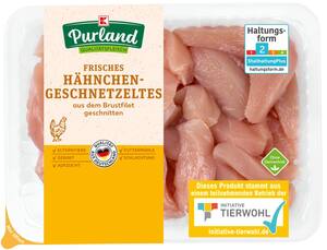 K-PURLAND Hähnchen-Geschnetzeltes, 400-g-Packg.