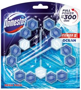 DOMESTOS WC-Stein Power 5, 3 St. = 150 - 165-g-Packg.