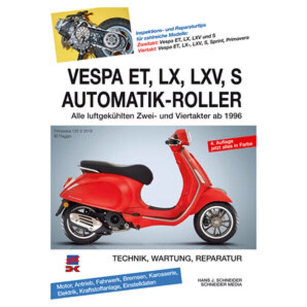 Bild 1 von Vespa ET, LX, LXV, S Automatik-Roller Technik, Wartung, Reparatur Delius Klasing Verlag