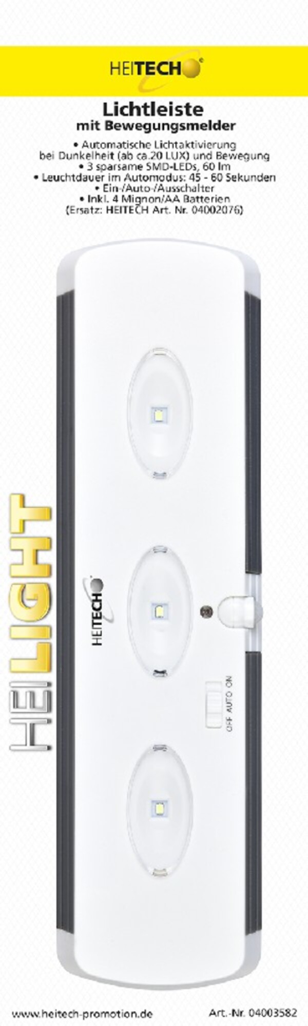 Bild 2 von Heitech Lichtleiste mit Bewegungsmelder