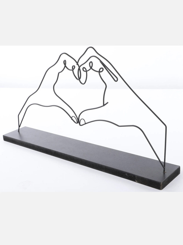 Bild 2 von Dekoaufsteller Hand, 35x6x18cm
                 
                                                        Schwarz