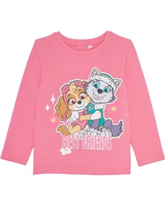 Paw Patrol Langarmshirt, Paw Patrol, Rundhalsausschnitt, pink