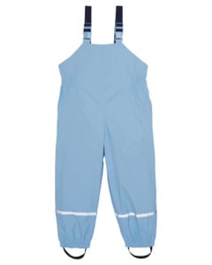 Hellblaue Regenhose, Kiki & Koko, verstellbare Hosenträger, hellblau