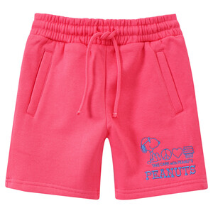 Peanuts Joggingshorts mit Stickerei PINK