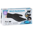 Bild 1 von Nitril Einmalhandschuhe 100er, Größe L - Schwarz