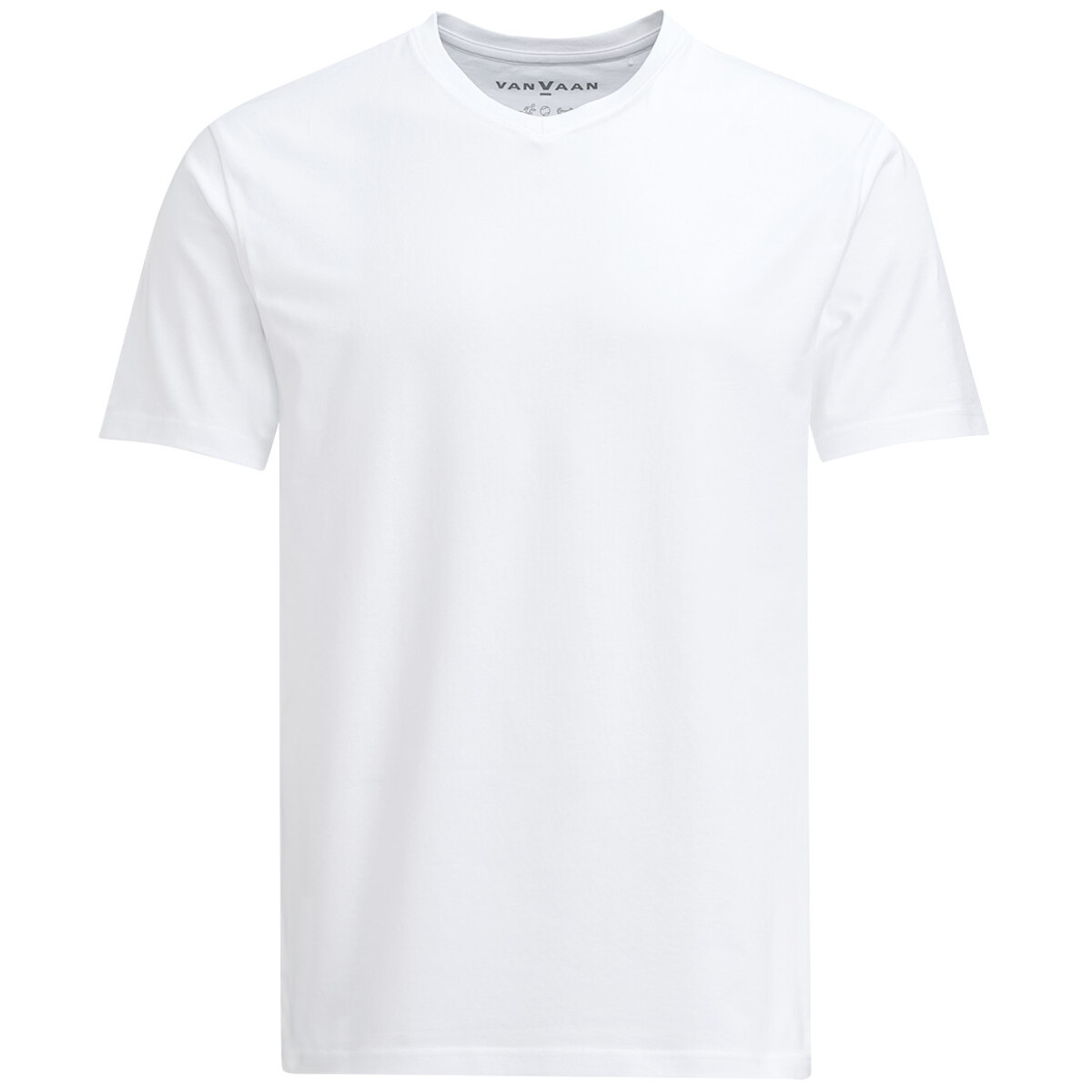 Bild 1 von Herren T-Shirt mit V-Ausschnitt WEISS