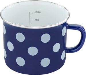 Milchtopf "Dots", Ø ca. 14 cm - Blau