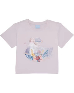 Frozen T-Shirt, Glitzerdetails, helllila