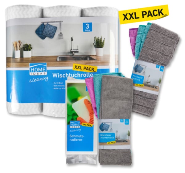 Bild 1 von HOME IDEAS CLEANING Reinigungshelfer in XXL-Packung*