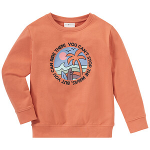 Jungen Sweatshirt mit Surfer-Print ORANGE