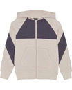 Bild 1 von Sweatjacke mit Kontrasteinsätzen, Y.F.K., Kapuze, Beige