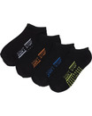 Bild 1 von Sneakersocken, 4er-Pack, Ergee, verschiedene Designs, schwarz