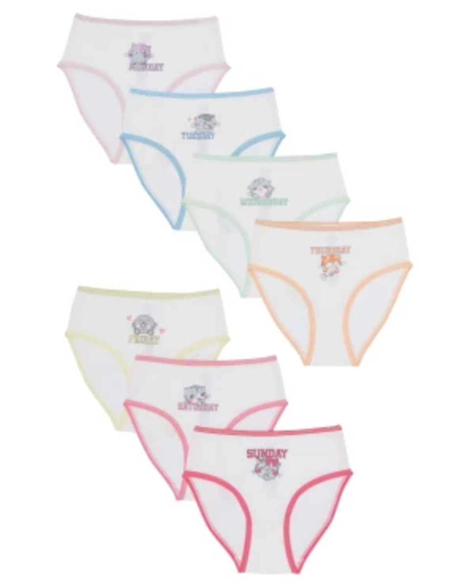 Bild 1 von Slips mit Wochentagen, 7er-Pack, verschiedene Designs, offwhite