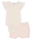 Bild 1 von Newborn Body + Shorts, Ergee, 2-tlg. Set, offwhite