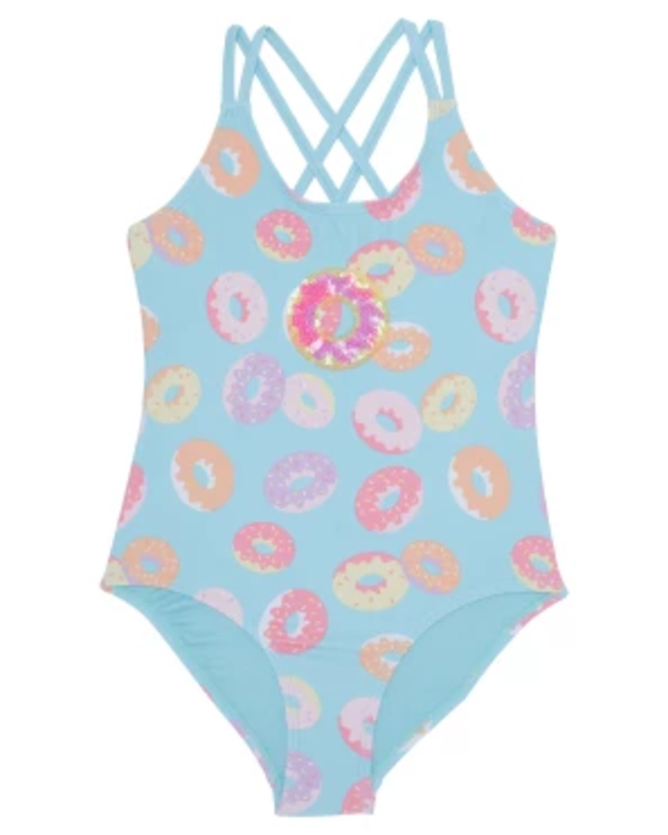 Bild 1 von Badeanzug mit Pailletten, Kiki & Koko, verschiedene Designs, türkis