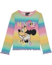 Bild 1 von Minnie Mouse Langarmshirt, gerippt, regenbogenfarben