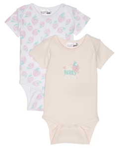 Bodys Himbeeren, 2er-Pack, Ergee, rosa