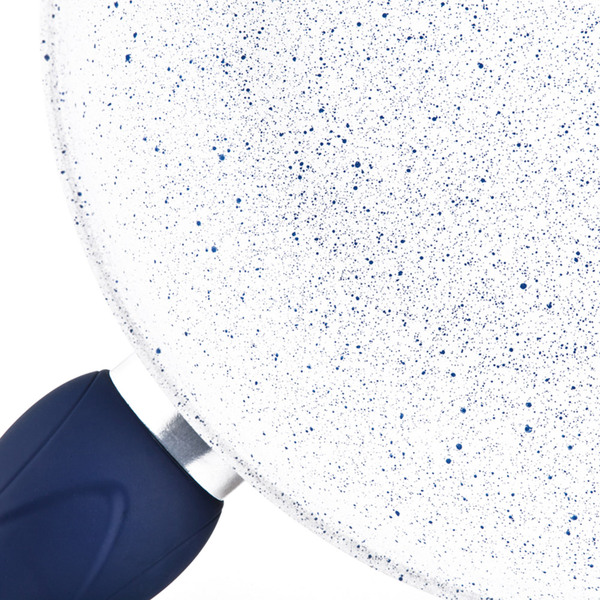 Bild 2 von Carretta Edelstahlpfanne "Salerno" mit Softtouchgriff Milky Saphire - Ø 20cm