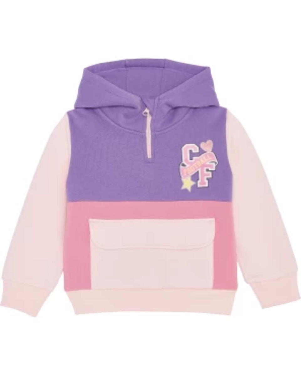 Bild 1 von Pullover Colour-Blocking, Kapuze, hellrosa