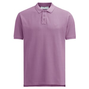 Herren Poloshirt unifarben HELLLILA