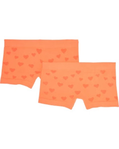 Nahtlose Pantys, 2er-Pack, Y.F.K., neon orange